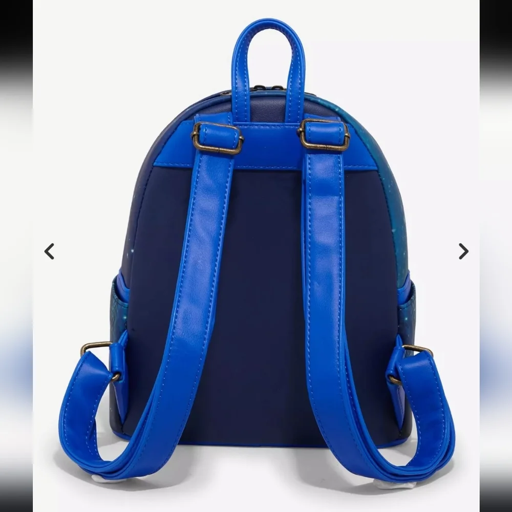 Disney Blue Backpack with Ariel and Prince Design - Picture 4 of 5